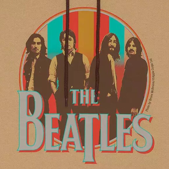 New! The Beatles Rock Band Fleece Hoodie Sweatshirt - Picture 2 of 2